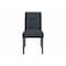 Global Furniture Usa MONACO DARK GREY DINING TABLE AND 4 MONACO DARK GREY DINING CHAIRS 6451 - alternate 2
